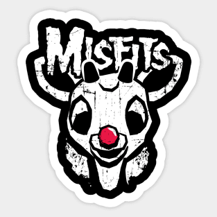 Misfits: Rudolph the Red-Nosed Reindeer Sticker